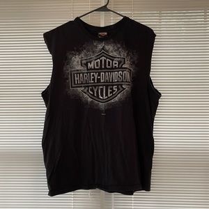 Harley Davidson sleeveless t-shirt